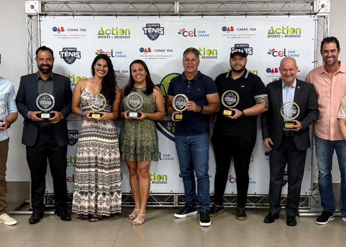 Premiação do 5º Ranking Jurídico de Tênis contemplou 8 advogados